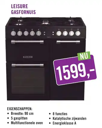 Keukendepot Leisure Gasfornuis aanbieding