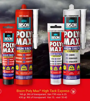 Kluswijs Bison Poly Max® High Tack Express aanbieding