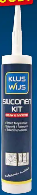 Kluswijs KlusWijs siliconenkit aanbieding