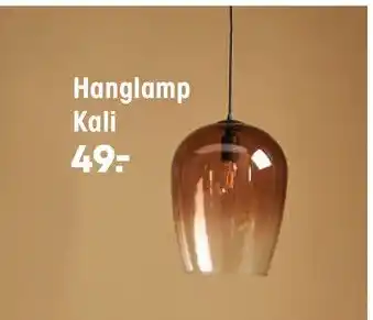 Kwantum Hanglamp Kali Bruin aanbieding