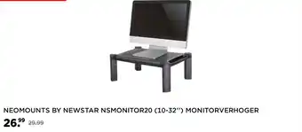 MediaMarkt NEOMOUNTS BY NEWSTAR NSMONITOR20 (10-32'') MONITORVERHOGER aanbieding