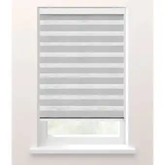 Leen Bakker Fenstr duo-rolgordijn lichtgrijs - 60x175 cm aanbieding