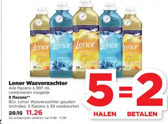 PLUS Lenor Wasverzachter aanbieding