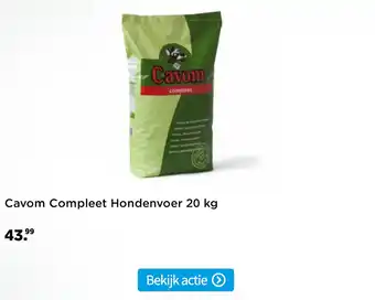 Plein.nl Cavom Compleet Hondenvoer 20 kg aanbieding