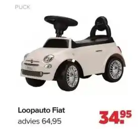 Baby-Dump Loopauto Fiat aanbieding