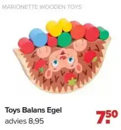 Baby-Dump Toys Balans Egel aanbieding