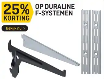 Hubo OP DURALINE F-SYSTEMEN aanbieding