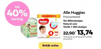 Plein.nl Alle Huggies aanbieding