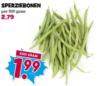 Boon`s Markt SPERZIEBONEN aanbieding