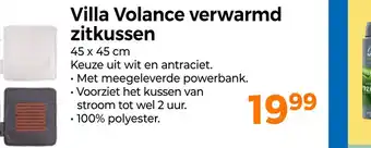 Trekpleister Villa Volance verwarmd zitkussen aanbieding