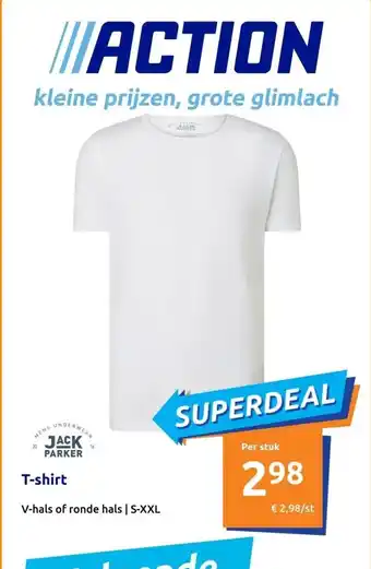 Action T-shirt aanbieding