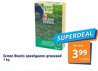 Action Green Boots speelgazon graszaad aanbieding