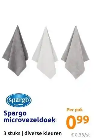 Action Spargo microvezeldoek aanbieding