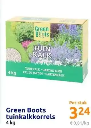 Action Green Boots tuinkalkkorrels aanbieding