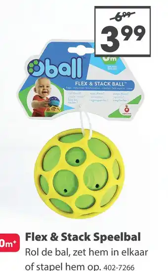 Top1Toys Oball Flex & Stack Speelbal aanbieding