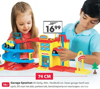 Top1Toys Dolu Garage Speelset aanbieding