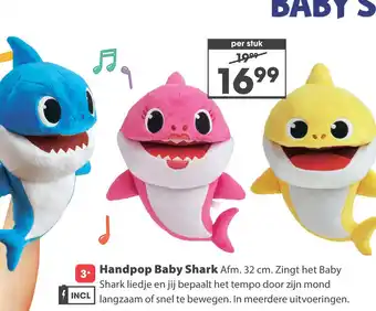 Top1Toys Baby Shark Figuur Met Tempo Controle Assorti aanbieding