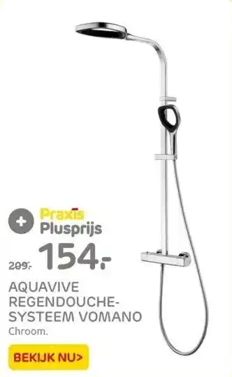 Praxis AQUAVIVE REGENDOUCHE aanbieding