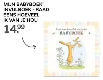 Prenatal MIJN BABYBOEK INVULBOEK - RAAD EENS HOEVEEL IK VAN JE HOU aanbieding