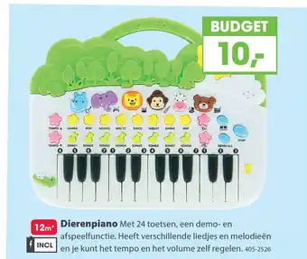 Top1Toys Dieren Piano aanbieding