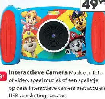 Top1Toys Paw Patrol Camera Interactief Accu Usb aanbieding