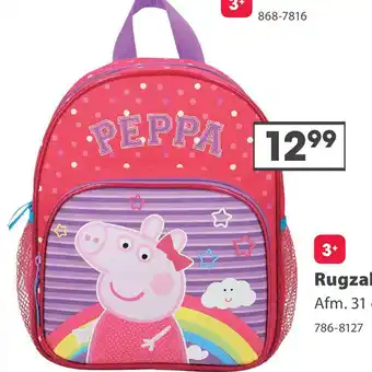 Top1Toys Peppa Pig Rugzak Make Believe 31x25cm aanbieding