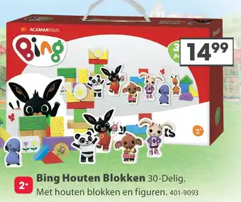 Top1Toys Bing Blokkendoos Met Figuren 30 Stuks aanbieding