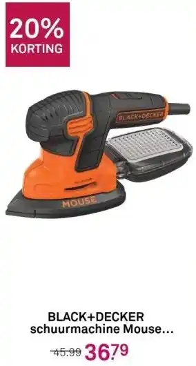 Karwei BLACK+DECKER schuurmachine Mouse KA2000-QS aanbieding