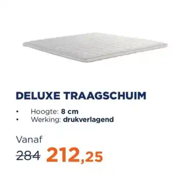 TotaalBED DELUXE TRAAGSCHUIM aanbieding