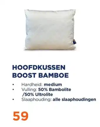 TotaalBED HOOFDKUSSEN BOOST BAMBOE aanbieding