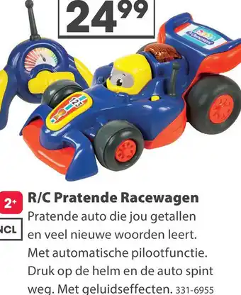 Top1Toys Radiografisch Bestuurbare Auto Pratende F1 Racewagen Clementoni aanbieding