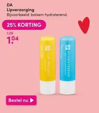 DA DA Lipverzorging aanbieding