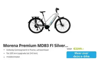 Stella fietsen Morena Premium MDB3 FI Silver Matt aanbieding