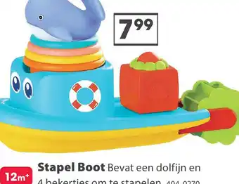 Top1Toys Badspeelgoed Boot Met Stapelbekers aanbieding