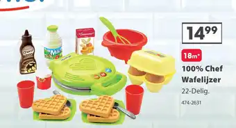 Top1Toys Wafelijzer Ecoiffier 100% Chef aanbieding