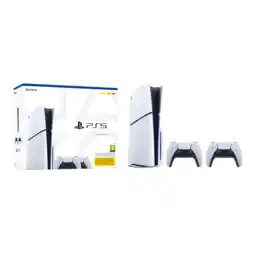 MediaMarkt Sony Playstation 5 Console Slim + 2 Dualsense Controllers Bundel aanbieding