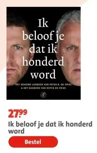 Bruna Ik beloof je dat ik honderd word aanbieding