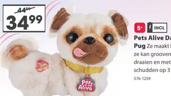 Top1Toys Zuru Pets Alive Poppy De Dansende Pug aanbieding