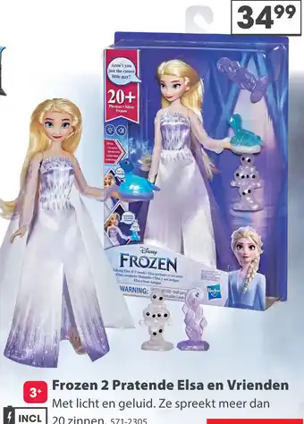 Top1Toys Frozen 2 Pratende Elsa En Vrienden aanbieding