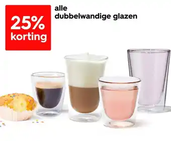HEMA alle dubbelwandige glazen aanbieding