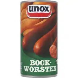 Jumbo Unox Worst Bockworsten 550g aanbieding