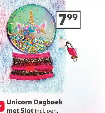 Top1Toys Unicorn Dagboek Met Slot aanbieding