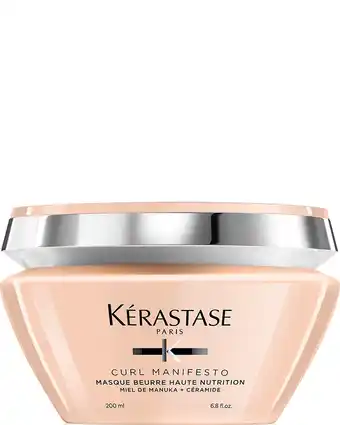 ICI Paris XL Kérastase Zeer Voedend Masker Voor Alle Soorten Krullen Kérastase - Curl Manifesto Masque Beurre Haute Nutrition Zeer Voedend aanbieding