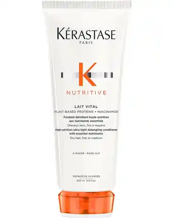 ICI Paris XL Kérastase Lichte Ontwarrende Conditioner Voor Fijn Medium Droog Haar Kérastase - Nutritive Lait Vital Lichte Ontwarrende Cond aanbieding
