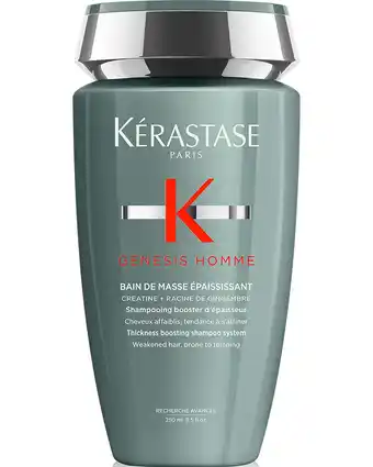 ICI Paris XL Kérastase Haar Verdikkende Haar Shampoo Voor Verzwakt Haar Kérastase - Genesis Homme - Bain De Masse Épaississant Haar Verdik aanbieding