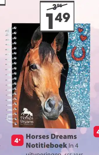 Top1Toys Horses Dreams Notitieboek aanbieding