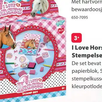 Top1Toys Totum I Love Horses Stempelset Paarden aanbieding