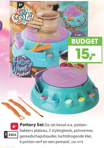 Top1Toys Pottery Set aanbieding