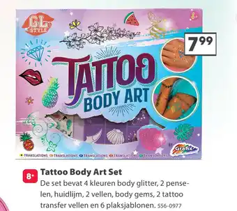 Top1Toys Tattoo Body Art Set aanbieding