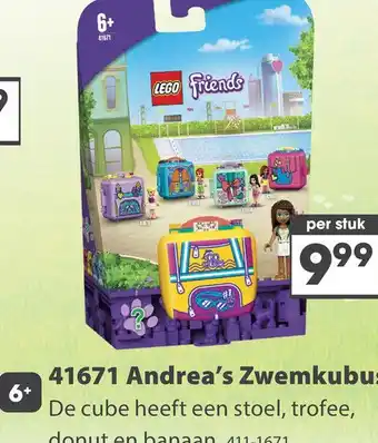 Top1Toys LEGO Friends 41671 Andrea's Swimming Cube aanbieding